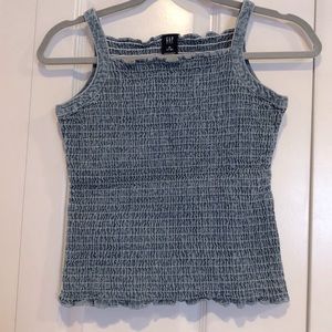 GAP Chambray Tank Top